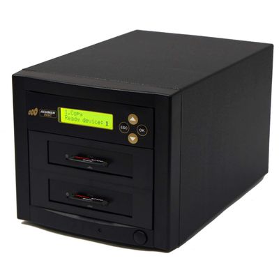 Acumen Disc 1 to 1 CFAST Duplicator - 9GB/Min - CompactFAST Compact Fast Flash Drive Memory Card Reader/Copier (Up to 150mbps) with DOD Compliant Eraser (AD01-CFAST150)