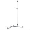 KEUCO Duschhandlauf Plan Care 34915 mit Br.St. re/li sil elox 600/900/110cm 34915176911 view 1