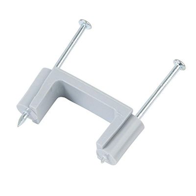 Gardner Bender GSE-250 Service Entrance Cable Staple, 16-14 AWG, 2 SEU, Grey