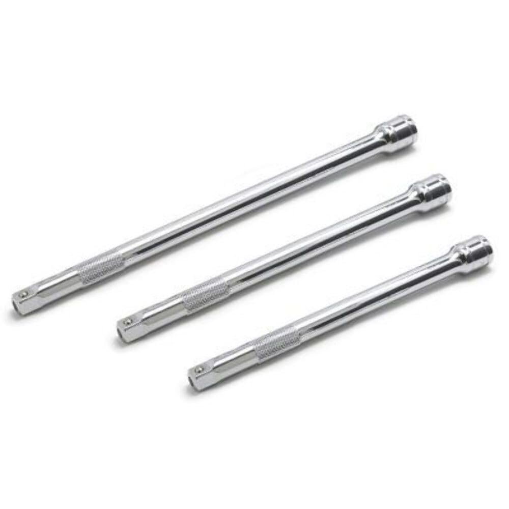 3 Pc 3/8' Dr Extra Long Extension Set