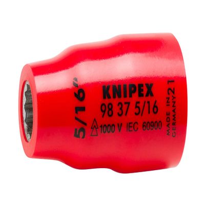 KNIPEX 98 37 5/16 3/8 1,000V Insulated 5/16 Hexagon Socket