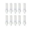 TCP 32413Q27K10 Fluorescent Quad Tube - 13 Watt (875 Lumens) Soft White (2700K) 4-Pin (G24q-1 Base) Quad Tube PL Lamp, 10-Pack view 1