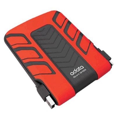 ASH93-1TU-CRD Superior SH93 1 TB 2.5" External Hard Drive - 1 Pack - Box - Red