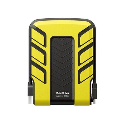 ASH93-1TU-CYL Superior SH93 1 TB 2.5" External Hard Drive - 1 Pack - Box - Yellow