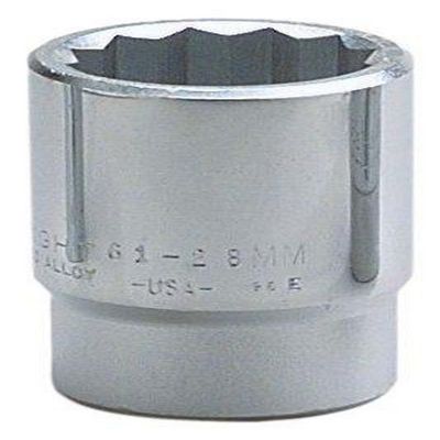 Wright Tool 61-40MM 3/4" Drive 12 Point Standard Metric Socket, 40mm