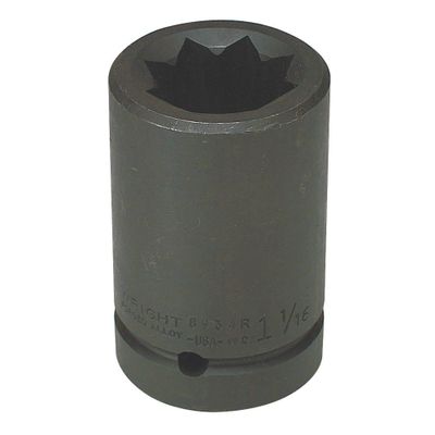1" Drive 8 Point Deep Impact Socket - 1-1/8"