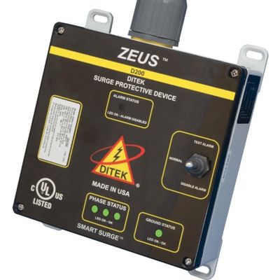 DITEK D200-120/240HL 120/240-HL-D VAC, 200kA, SPD Type 1 UL1449 3rd Edition List
