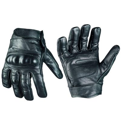 Knuckle protection Security Police LEATHER TACTICAL GLOVES (XXL)