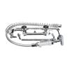 T&S Brass B-0133-ADF12-B Easy Install Wall Mount Pre-Rinse Faucet for Commercial Kitchens. Includes Wall Bracket and 12" Add-On Faucet. Sprayer Meets New DOE Requirements with a 1.15 GPM Flow Rate view 1