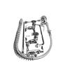 T&S Brass B-0133-ADF12-B Easy Install Wall Mount Pre-Rinse Faucet for Commercial Kitchens. Includes Wall Bracket and 12" Add-On Faucet. Sprayer Meets New DOE Requirements with a 1.15 GPM Flow Rate view 4