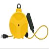 Southwire Retractable Extension Cord Reel - Three Grounded Outlets on Power Block for Multiple Devices - Tangle-Free Design with Smooth Retraction - Yellow - 20 Feet view 1