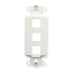ICC IC107DI3WH Insert- Decorex- 3-port- White