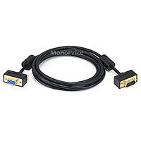 Brand New 6FT Ultra Slim SVGA Super VGA 30/32AWG M/F Monitor Cable w/ ferrites (Gold Pl...