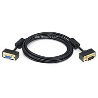 Brand New 6FT Ultra Slim SVGA Super VGA 30/32AWG M/F Monitor Cable w/ ferrites (Gold Pl...