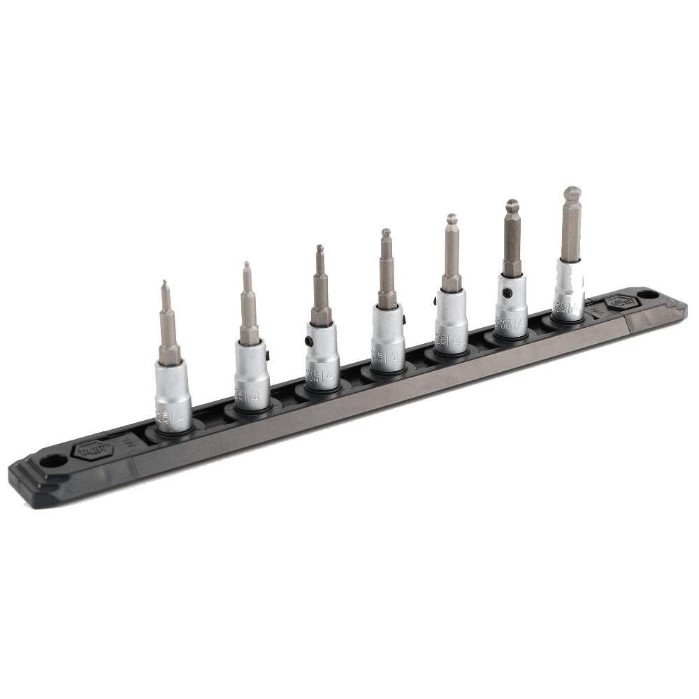 Ball End Hex Bit Socket 7Pc 1.5-6.0mm