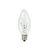 Bulbrite 460015 20PK - 15W - Torpedo B8 - E12 Base - 120V - 2600K - 3,000Hrs - Dimmable - Clear - Krystal Touch Krypton view 1