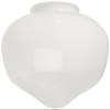 Craftmade K068 Globe Schoolhouse Fan Fitter Glass, 4" Neck Diameter, White, 1 Pcs view 1