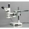 AmScope ZM-3TW3 Professional Trinocular Stereo Zoom Microscope, EW10x and EW25x Eyepieces, 2X-225X Magnification, 0.67X-4.5X Zoom Objective, Ambient Lighting, Single-Arm Boom Stand, Includes 0.3x and 2.0x Barlow Lenses view 3
