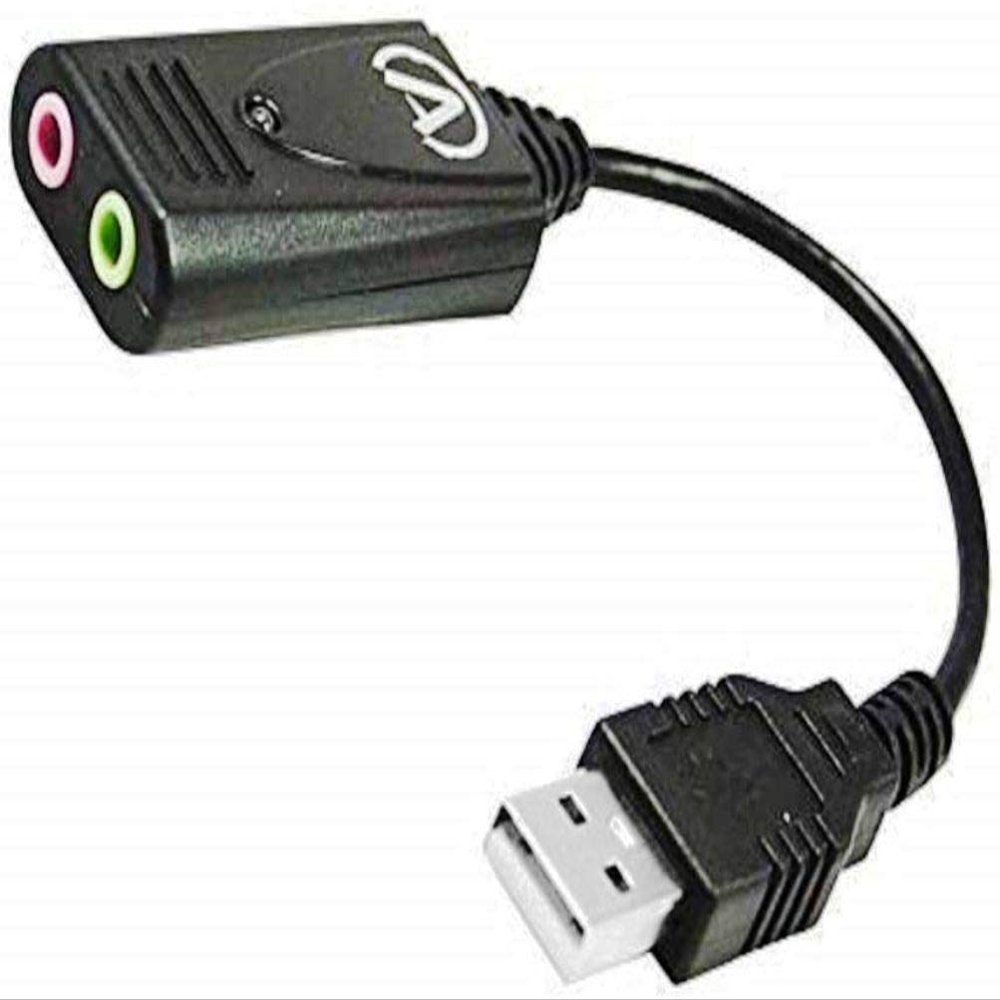 Andrea Electronics C1-1021450-1 Model USB-SA-1 High Fidelity External Digital Sound Card with Noise Reduction Technology