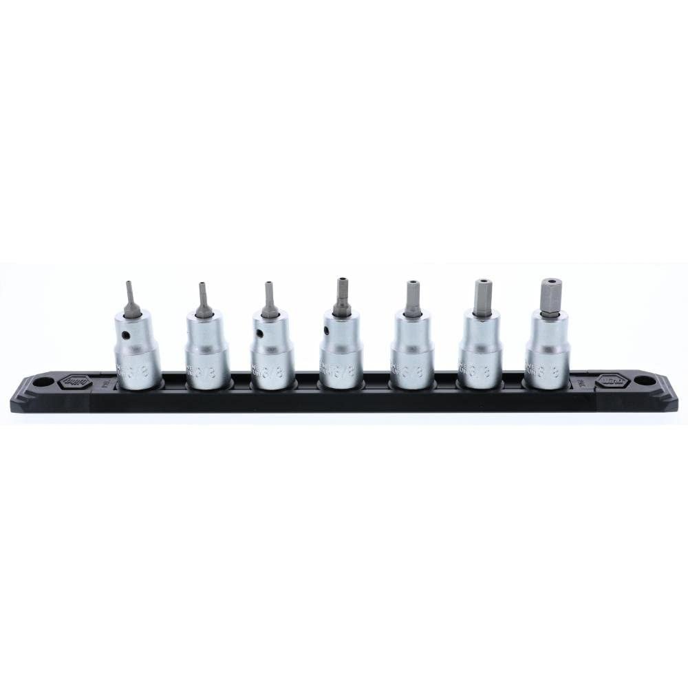 Security Hex Bit Socket Set 3/8 Dr 2-8mm