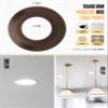The Can Converter R56 Recessed Can Light Conversion Kit w/ 7" Beveled Ceiling Medallion - Home Improvement for 5" & 6" Cans, Ceiling Fan & Light Fixture Converter Kit, UL Certified, Oil Rubbed Bronze view 4