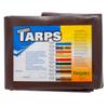 12 Ft. X 16 Ft. Super Heavy Duty 8 Oz. Brown Tarp - 16 Mil Thick view 1