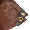 12 Ft. X 16 Ft. Super Heavy Duty 8 Oz. Brown Tarp - 16 Mil Thick view 3
