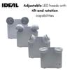 Ideal Security Rechargeable LED Power Failure Light, Adjustable Heads, up to 48 Hours, 80-140 Lumens, Emergency Light for Home, Prepared for Power Outages, White view 3