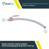 SharkBite 3/4 Inch Ball Valve x 3/4 Inch FIP x 18 Inch Stainless Steel Flexible Water Heater Connector, Push to Connect Brass Plumbing Fitting, PEX Pipe, Copper, CPVC, PE-RT, HDPE, U3088FLEX18BVLF view 2