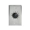 AtlasIED 10 Watt Single Gang Stainless Steel 70.7V Commercial Attenuator view 1