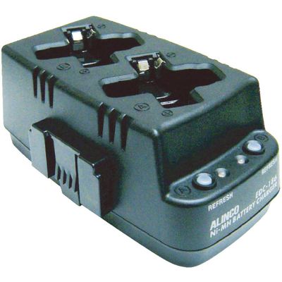 Alinco EDC-186R Twin Connecting Charging Stand (Requires EDC-162 x 5) *Battery Only Can Be Charged, Black