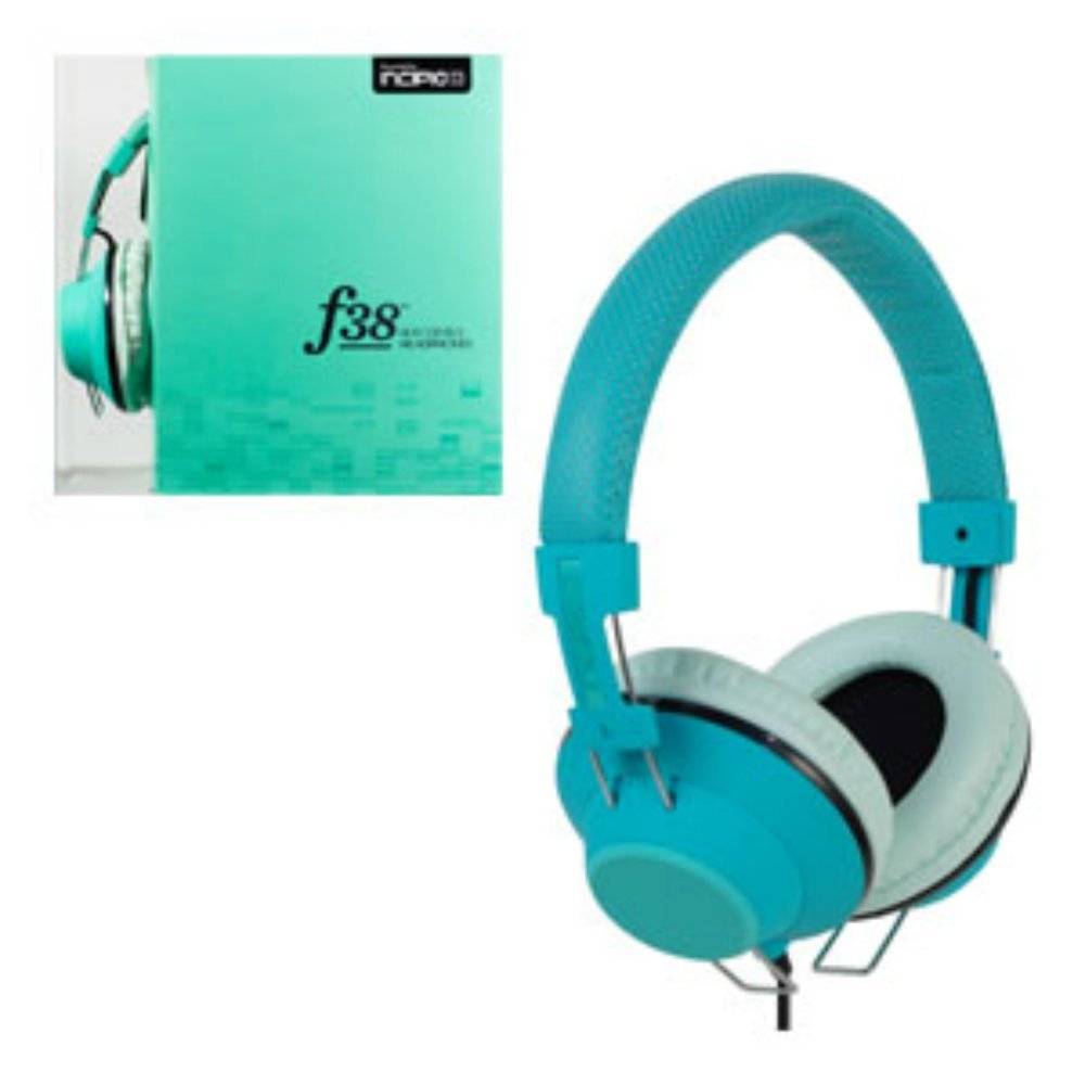 Incipio NX-102 f38 Hi-Fi Stereo Headphones - Bright Turquoise