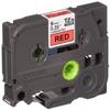 Brother 3/8 Inch Black On Red P-Touch Tape All Tz Machines Professional Grade New view 1
