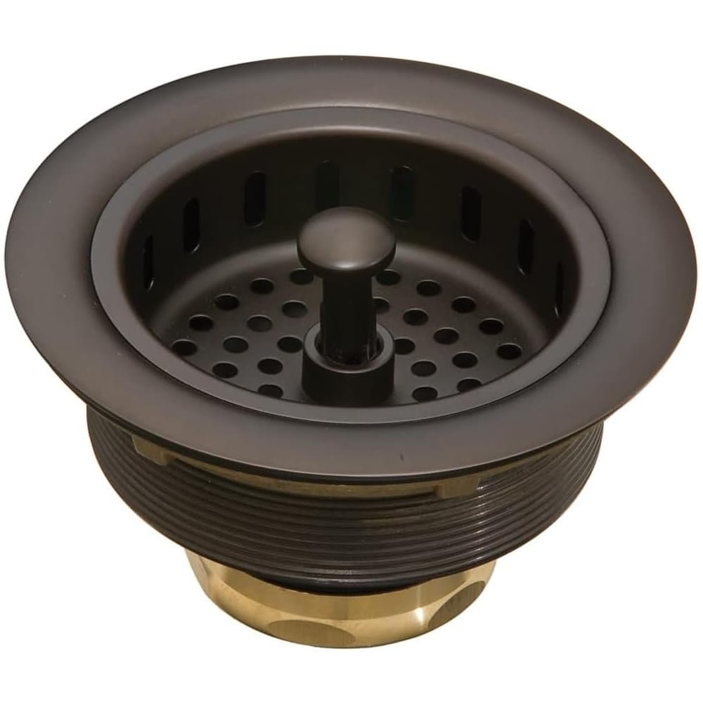 DO NOT SET LIVE!3.5" Basket Strainer Finish: Oil-Rubbed Bronze