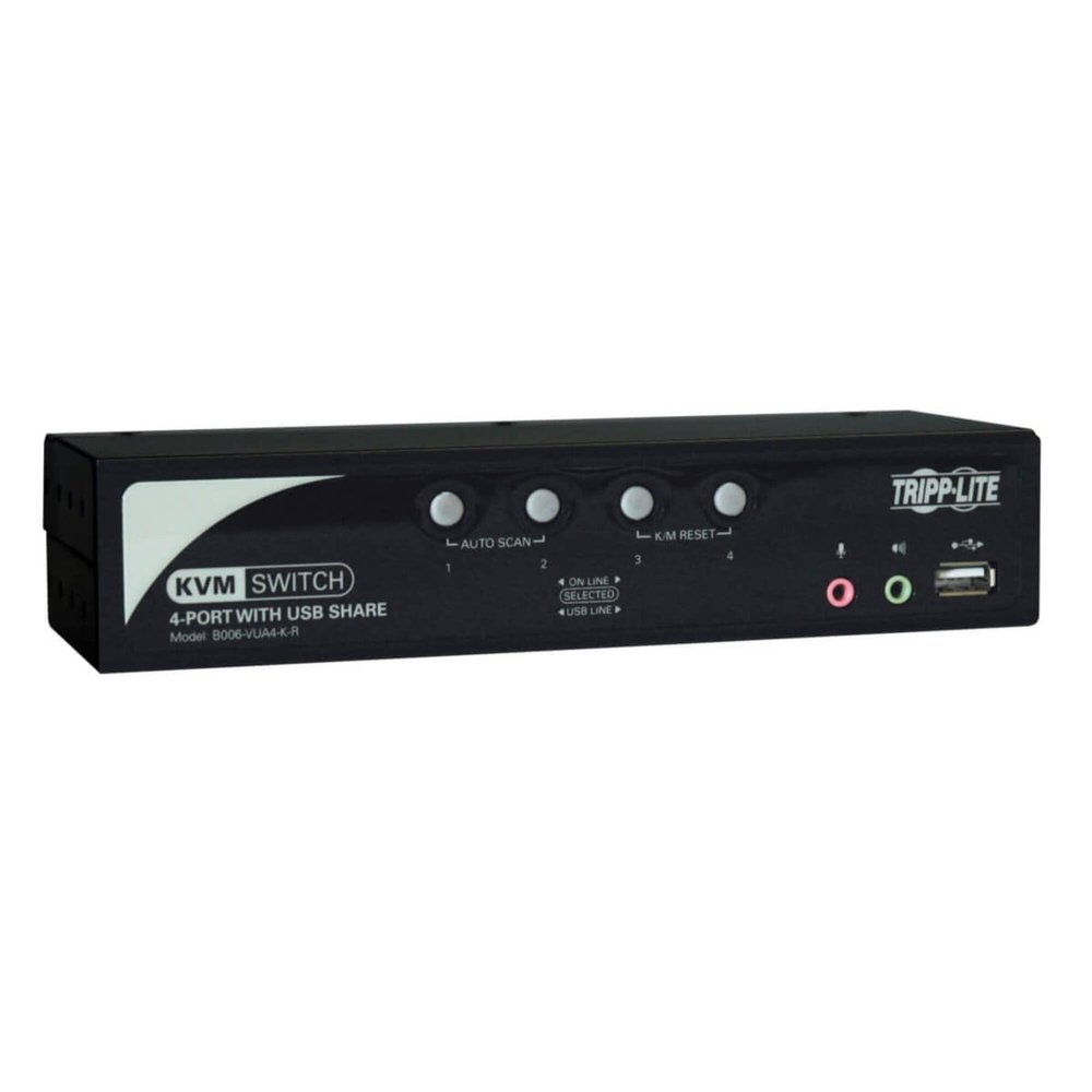 4PORTKVMSWITCH W AUDIO,2PORTUSB 2.0 HUB