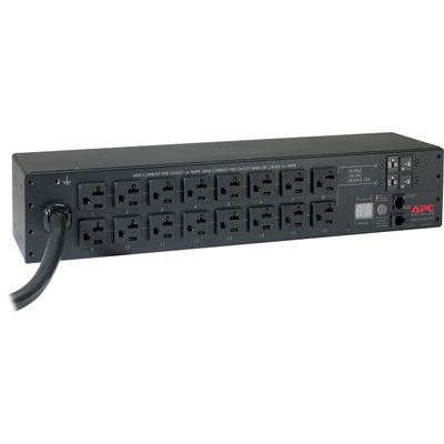 AMERICAN POWER CONVERSION RACK PDU METERED 2U 30A 120V 5-20S LED Display Current Meter