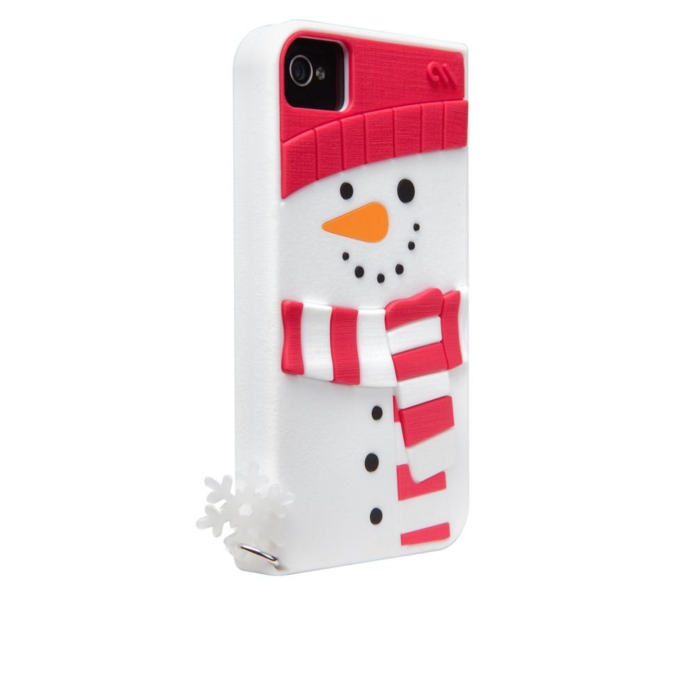 Case-Mate Snowman Creatures Case for Apple iPhone 4 / 4S - White