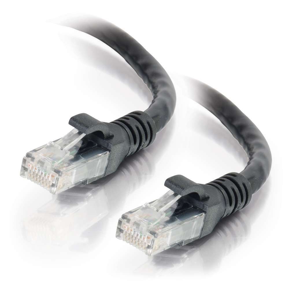 C2G 10295 Cat6 Cable - Snagless Unshielded Ethernet Network Patch Cable, TAA Compliant, Black (14 Feet, 4.26 Meters)
