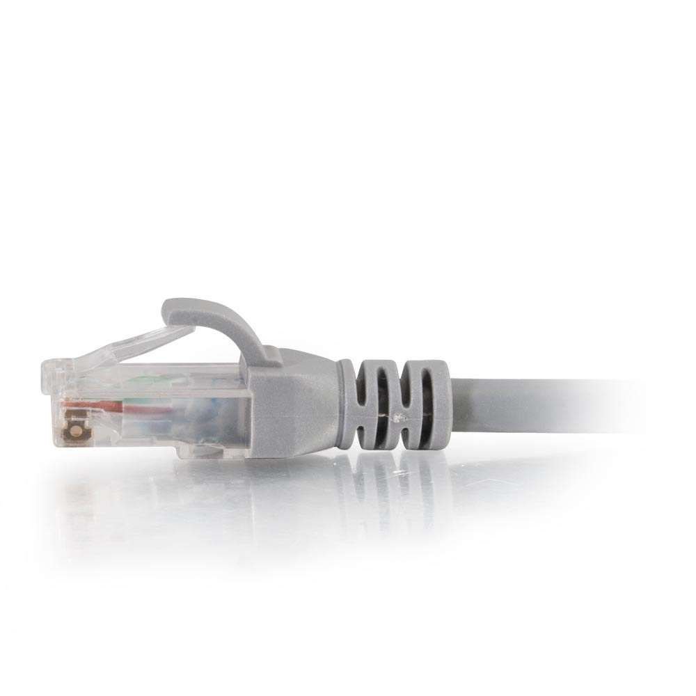 C2G 10302 Cat6 Cable - Snagless Unshielded Ethernet Network Patch Cable, TAA Compliant, Gray (3 Feet, 0.91 Meters) - TAA Compliant
