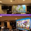 Elite Screens 123" Diag 16:9 Ceiling Light Rejecting Edge Free Fixed Frame Projector Screen Movie Home Theater, Aeon StarBright 16, AR123H2-SBCLR16 view 3