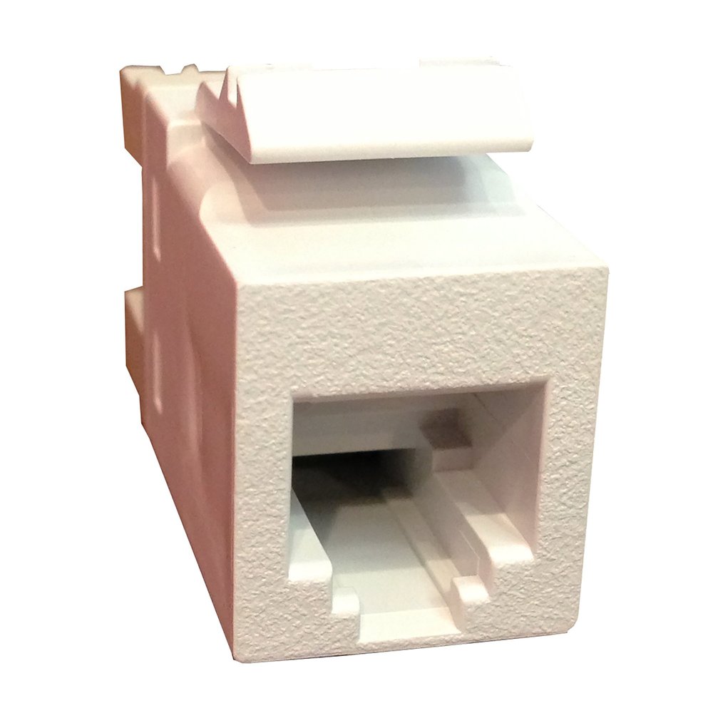 AMP Tyco Electronics1375192-3 Cable Mounted Cat3 Jack SL110 Connector Jack RJ11, Voice, White