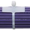 4" 18# Miniture Natural Marker Flag Cable Tie, Pack of 1000 view 1