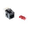 Belden AX101321 KeyConnect RJ45 Category 6 Modular Jack, Black view 1