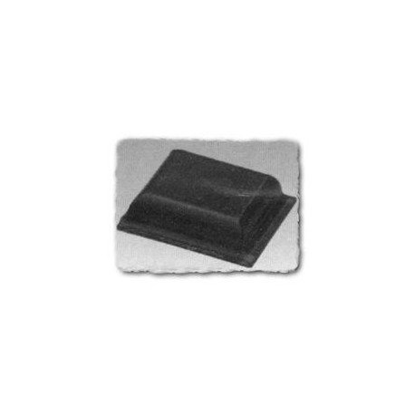 Hammond Manufacturing 1421T8BK Rubber Feet; Rubber; 0.12 in.; Black
