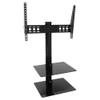 AVF Steel Tilt and Turn TV Mount with 2 AV Shelves for 37" to 60" TV in Black view 1