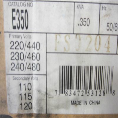 SOLA HEVI DUTY E350 ENCAPSULATED/PC BOARD TRANSFORMER