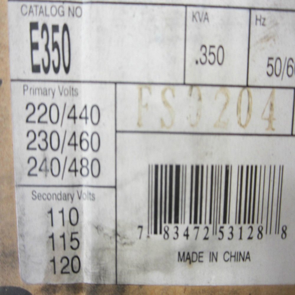 SOLA HEVI DUTY E350 ENCAPSULATED/PC BOARD TRANSFORMER