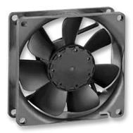 EBM PAPST 8414NH AIR Flow - CFM: 46.5CFM, AXIAL Fan, Bearing Type: Ball Bearing, External Depth: 25MM, Fan Frame Size: 80MM, Frame Type: Square, Noise Rating: 37DBA, Power Rating: 2.4W, Supply VOL