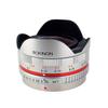 Rokinon FE75MFT-S 7.5mm F3.5 UMC Fisheye Lens for Micro Four Thirds (Olympus PEN and Panasonic),Silver view 1