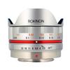 Rokinon FE75MFT-S 7.5mm F3.5 UMC Fisheye Lens for Micro Four Thirds (Olympus PEN and Panasonic),Silver view 3